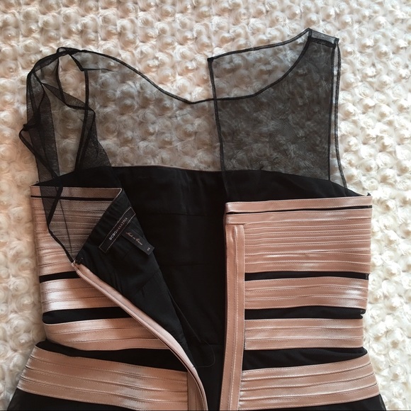 Bcbg Maxazria Mesh Bandage Dress - Picture 7 of 8